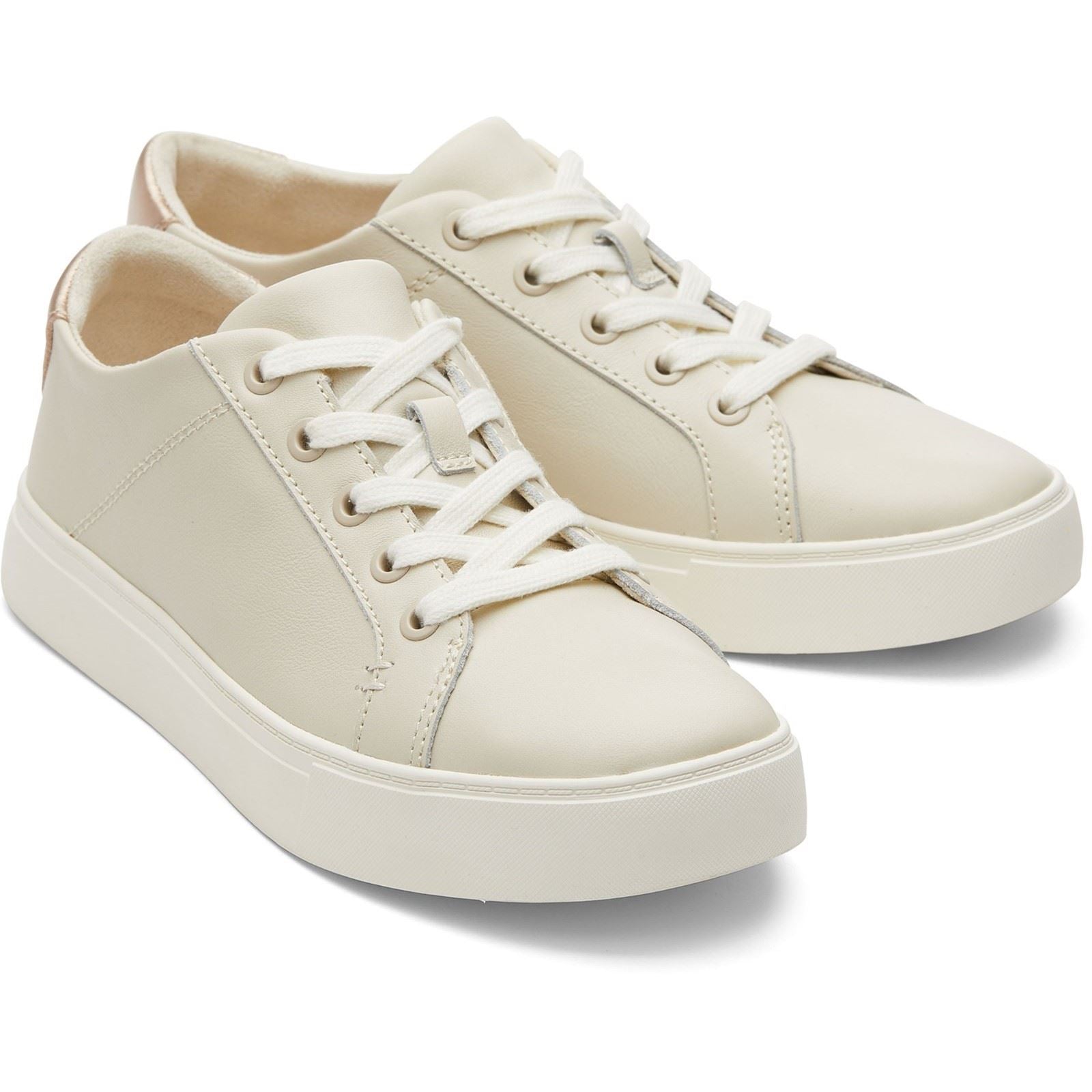 TOMS Kameron Baskets Fog Pour Femmes En Cuir De Vache À 100%