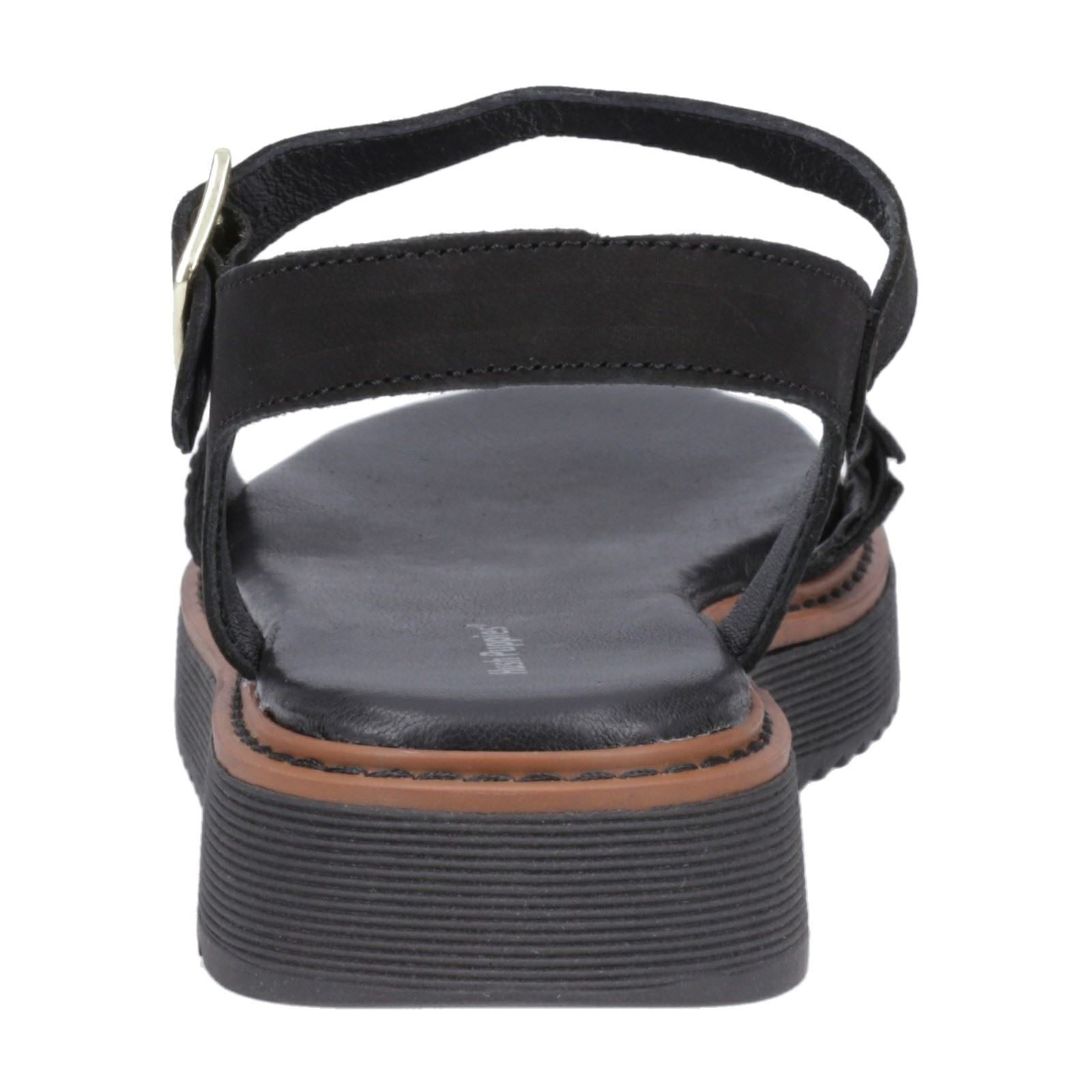 Hush Puppies Cassie Sandales Noires Pour Femmes En Nubuck