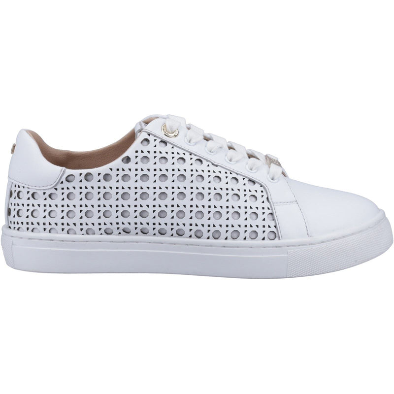Dune Ease Baskets Blanches En Cuir Pour Femmes