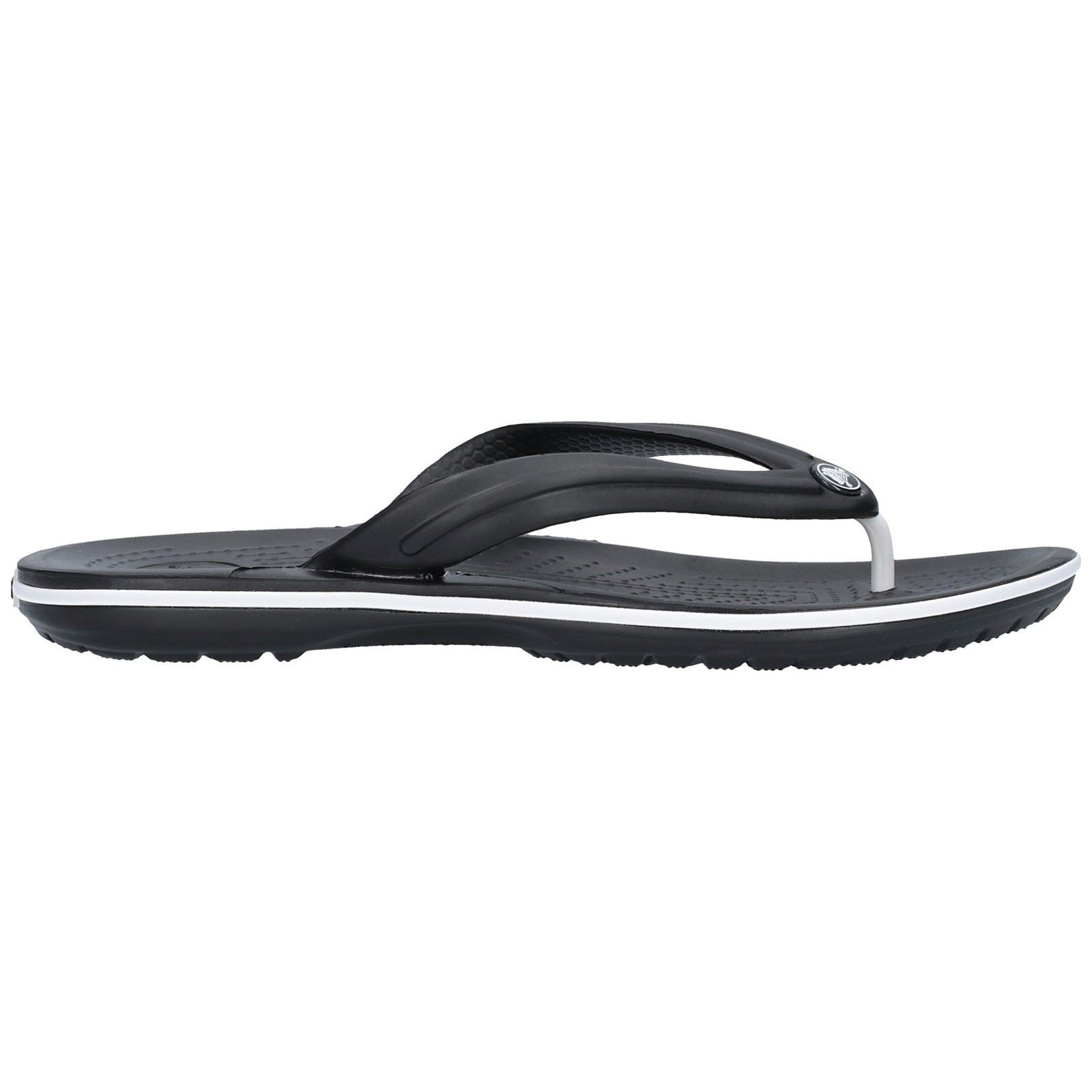 Crocs Crocband Flip croslite caoutchouc chaussons noirs