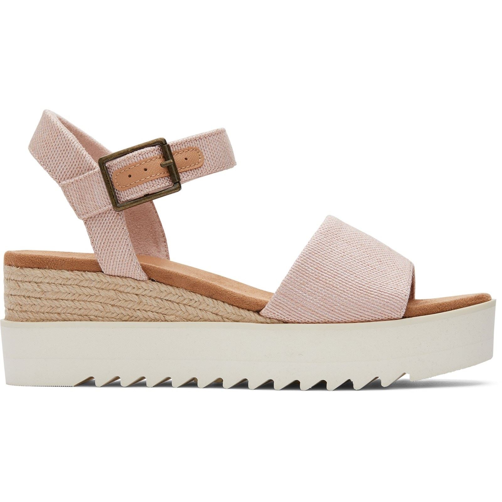 TOMS Diana Compensées Roses Ballet Pour Femmes