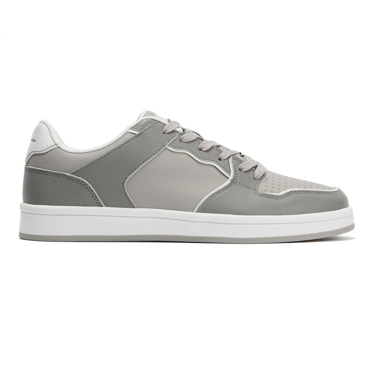 Ben Sherman Club Baskets En Cuir Pour Hommes Grises