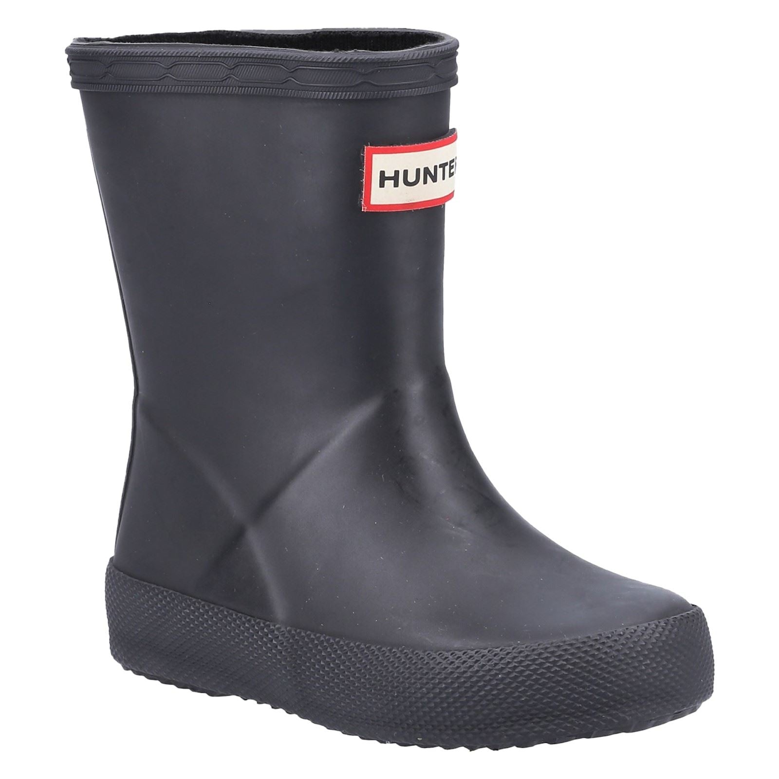 Hunter Kids First Boot Bottes En Caoutchouc Noires Wellington