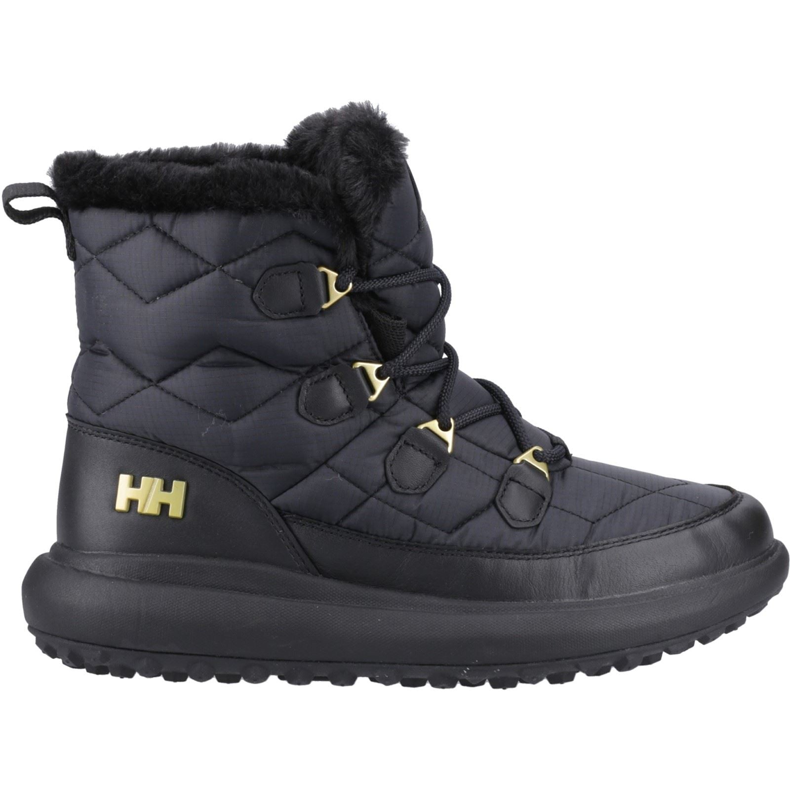 Helly Hansen Sport Willetta 2 Mid Bottes D'hiver Mi-mollet En Cuir Pour Femmes Noires