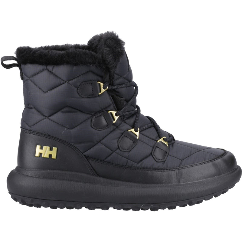 Helly Hansen Sport Willetta 2 Mid Bottes D'hiver Mi-mollet En Cuir Pour Femmes Noires
