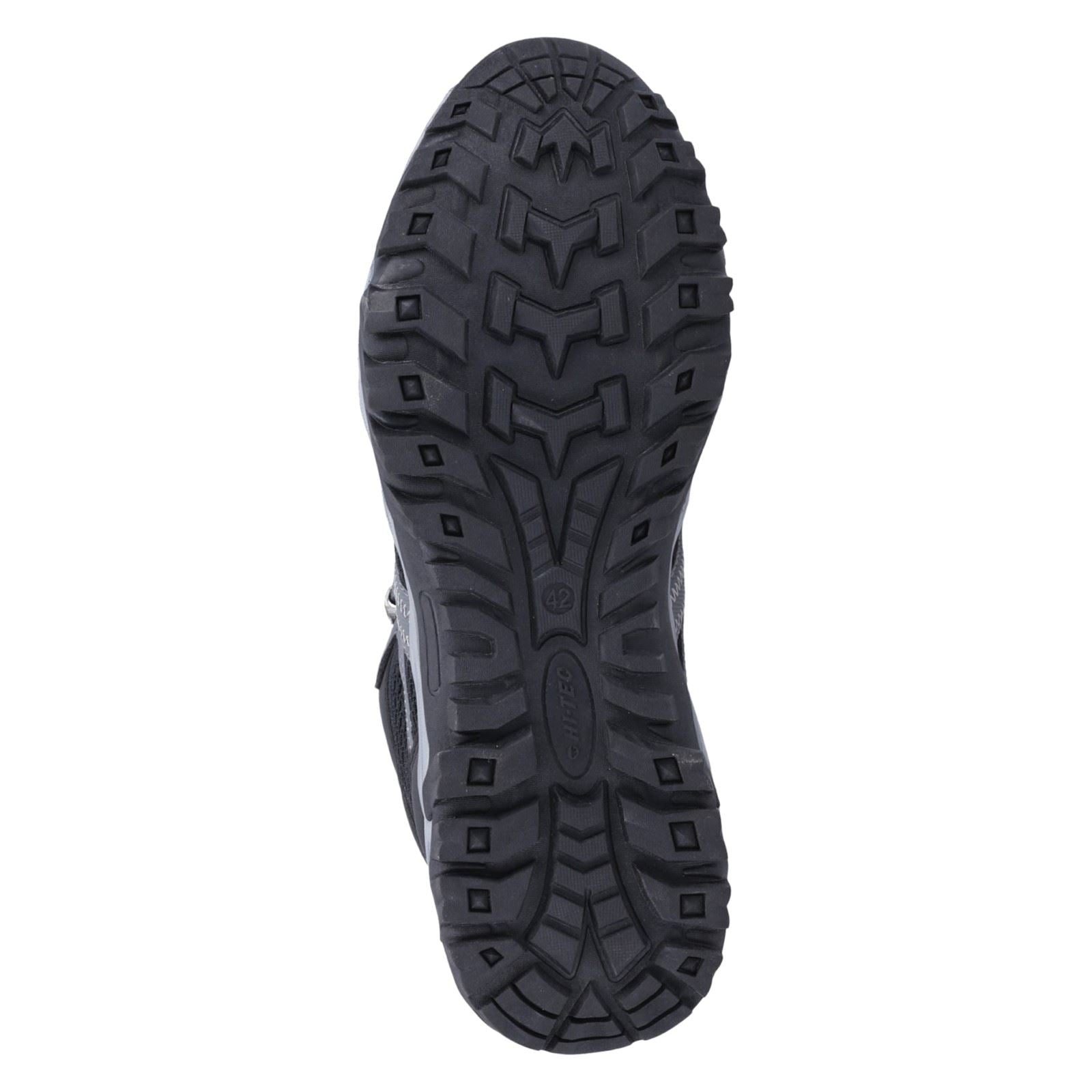 Hi-Tec Jaguar Mid Chaussures De Randonnée Pour Homme En Polyester Gris/noir/citron