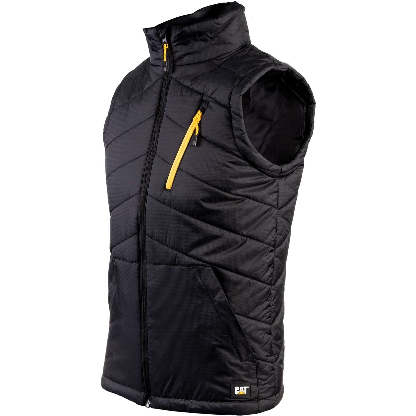 Caterpillar Essentials Body Warmer Gilets Noirs Pour Hommes