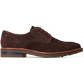 Base London Mawley Chaussures Oxford Brunes Brûlées En Cuir Pour Hommes