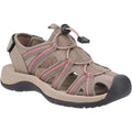 Cotswold Upton Sandales Pour Femmes En Taupe/Rose