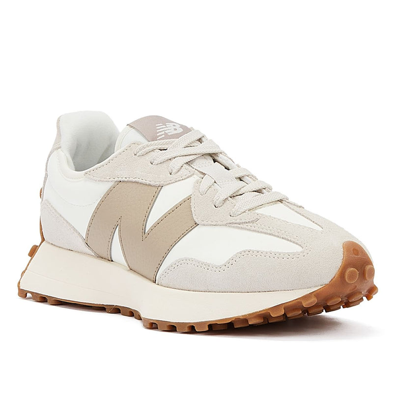 New Balance 327 Baskets Blanches En Bois Flotté
