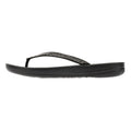 FitFlop Iqushion Sparkle Tongs Noires Pour Femmes En Caoutchouc