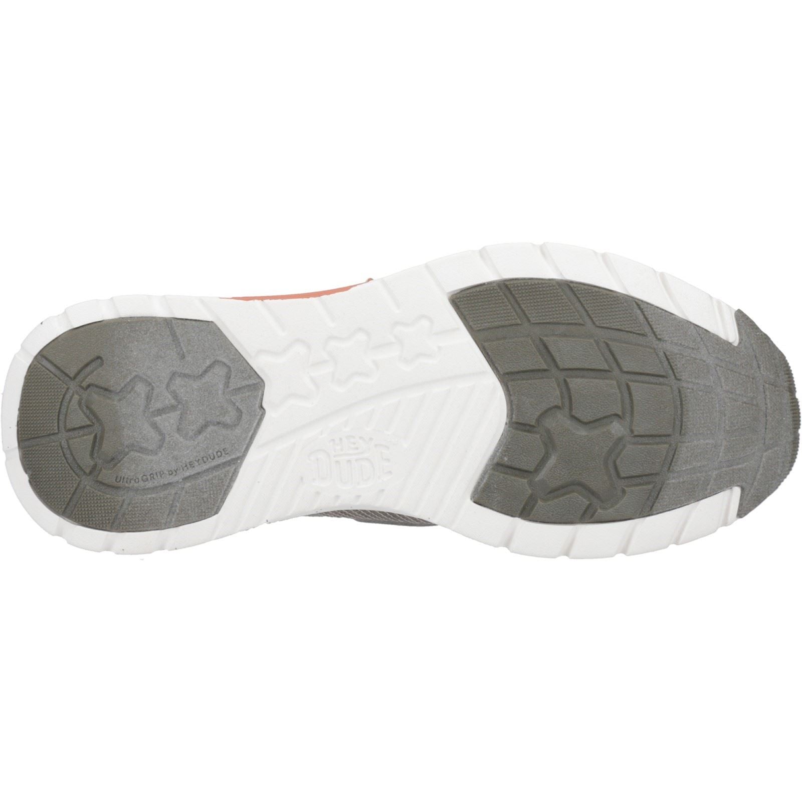 HEYDUDE Sirocco Sport Mode Baskets Pour Homme Vert/Olive Poussiéreux/Orange