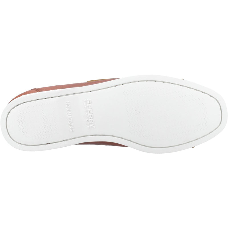 Sperry Authentic 1 Eye Chaussures Bateau En Cuir Pour Femmes Marron