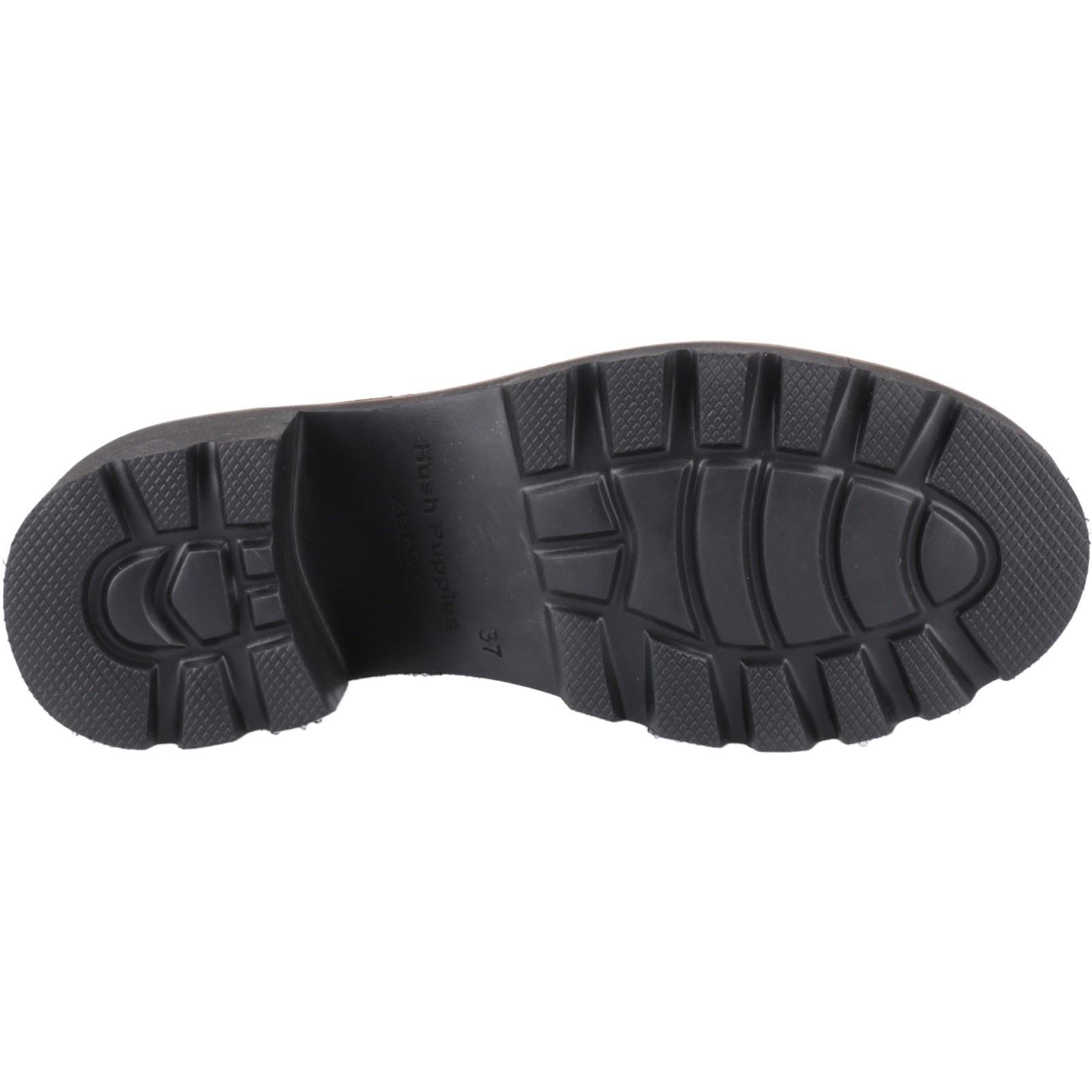 Hush Puppies Giavanna Mocassins Noirs Pour Femmes En Cuir