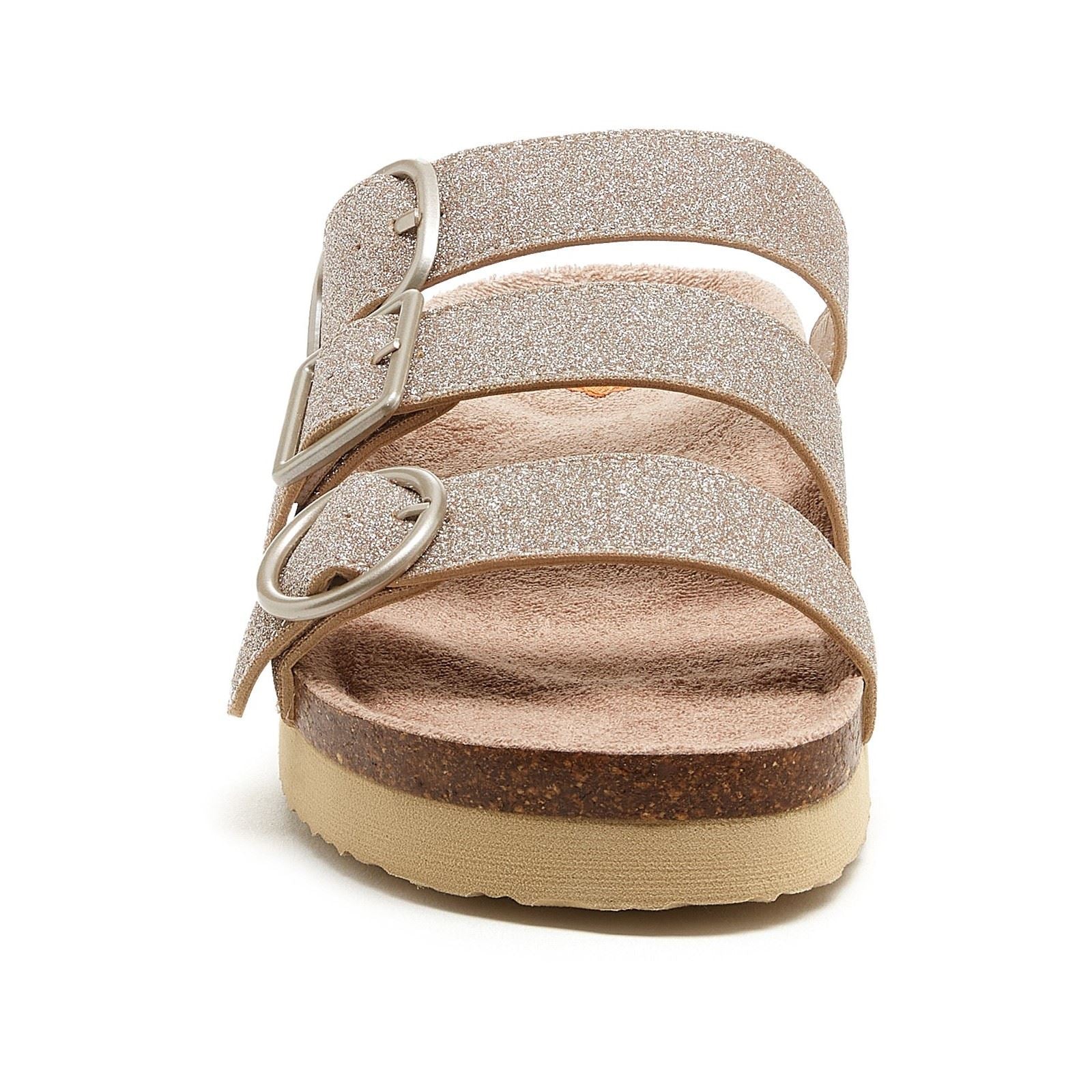Rocket Dog Astor Glenn Glitter Sandales En Or Pour Femmes En Tissu