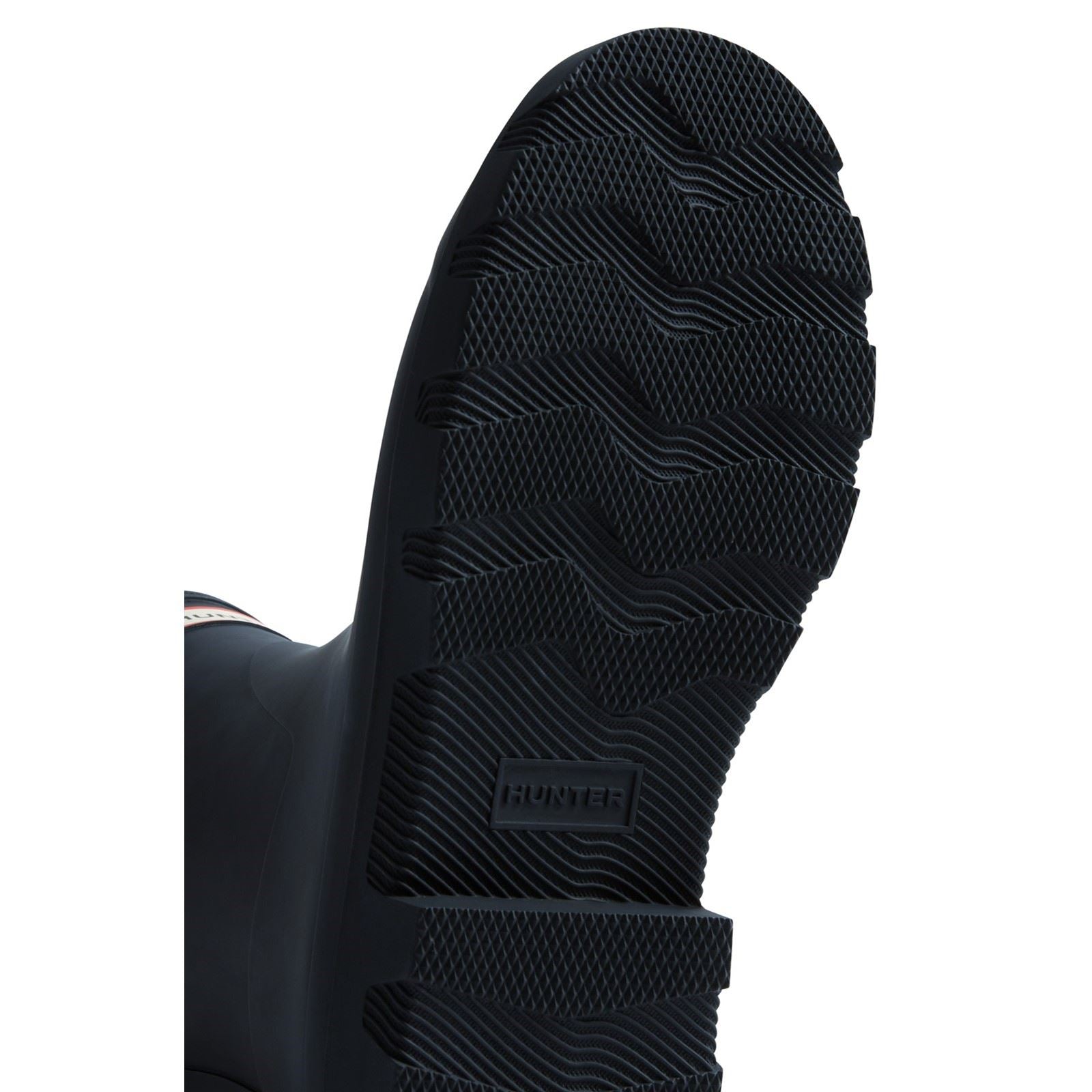 Hunter Downpour Short Boot Bottes De Pluie Pour Femmes En Caoutchouc Bleu Marine