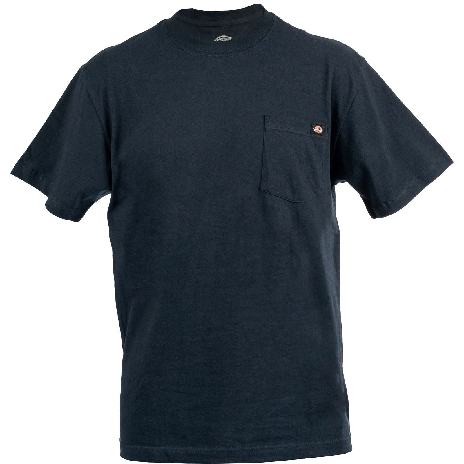 Dickies Short Sleeve T-Shirts Bleus En Coton Pour Hommes