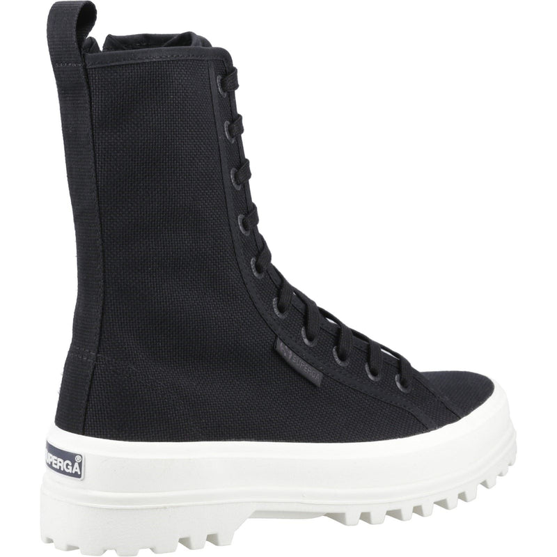 Superga 2641 Alpina High Bottes Noires Pour Femmes
