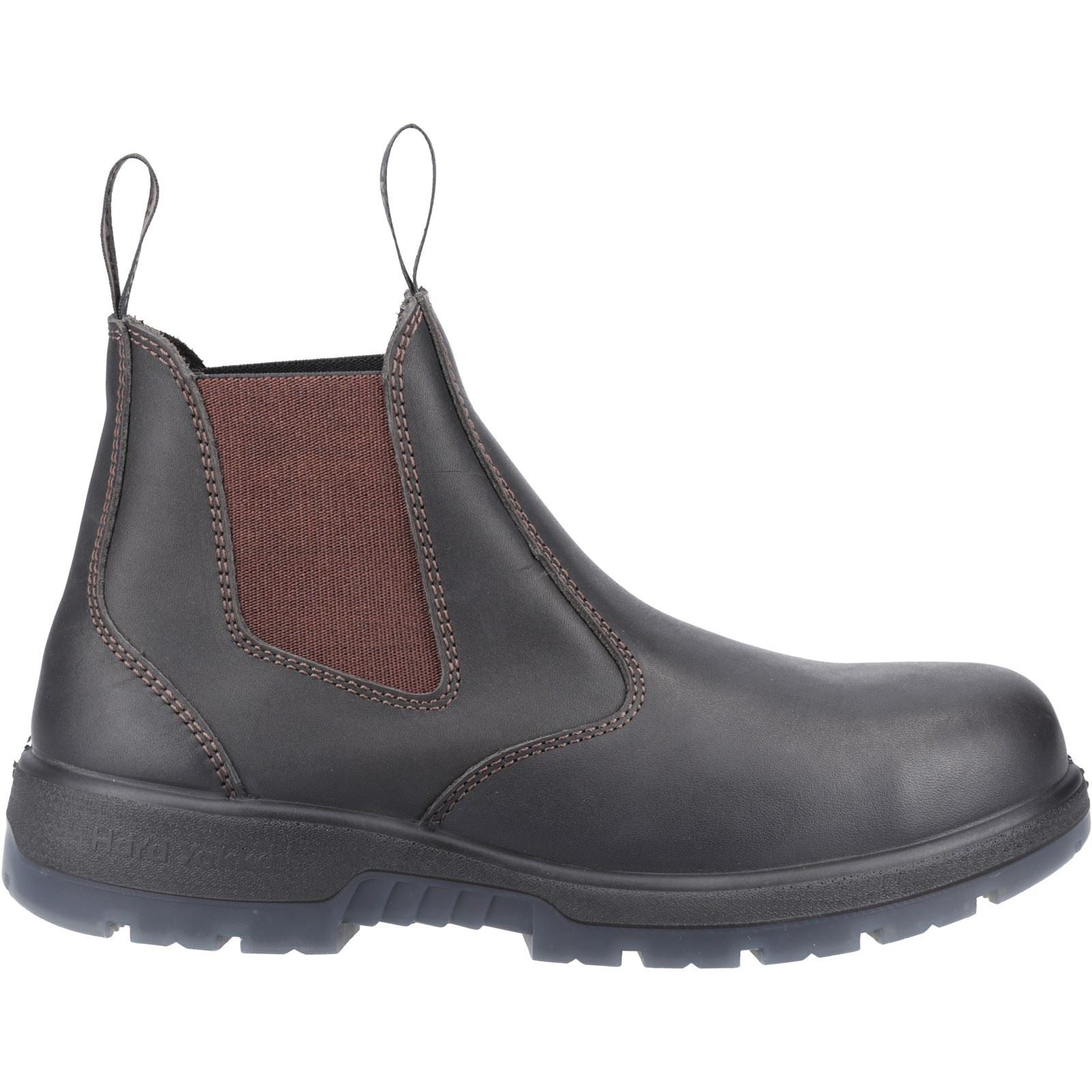 Hard Yakka  Bottes De Sécurité En Cuir Marron Outback