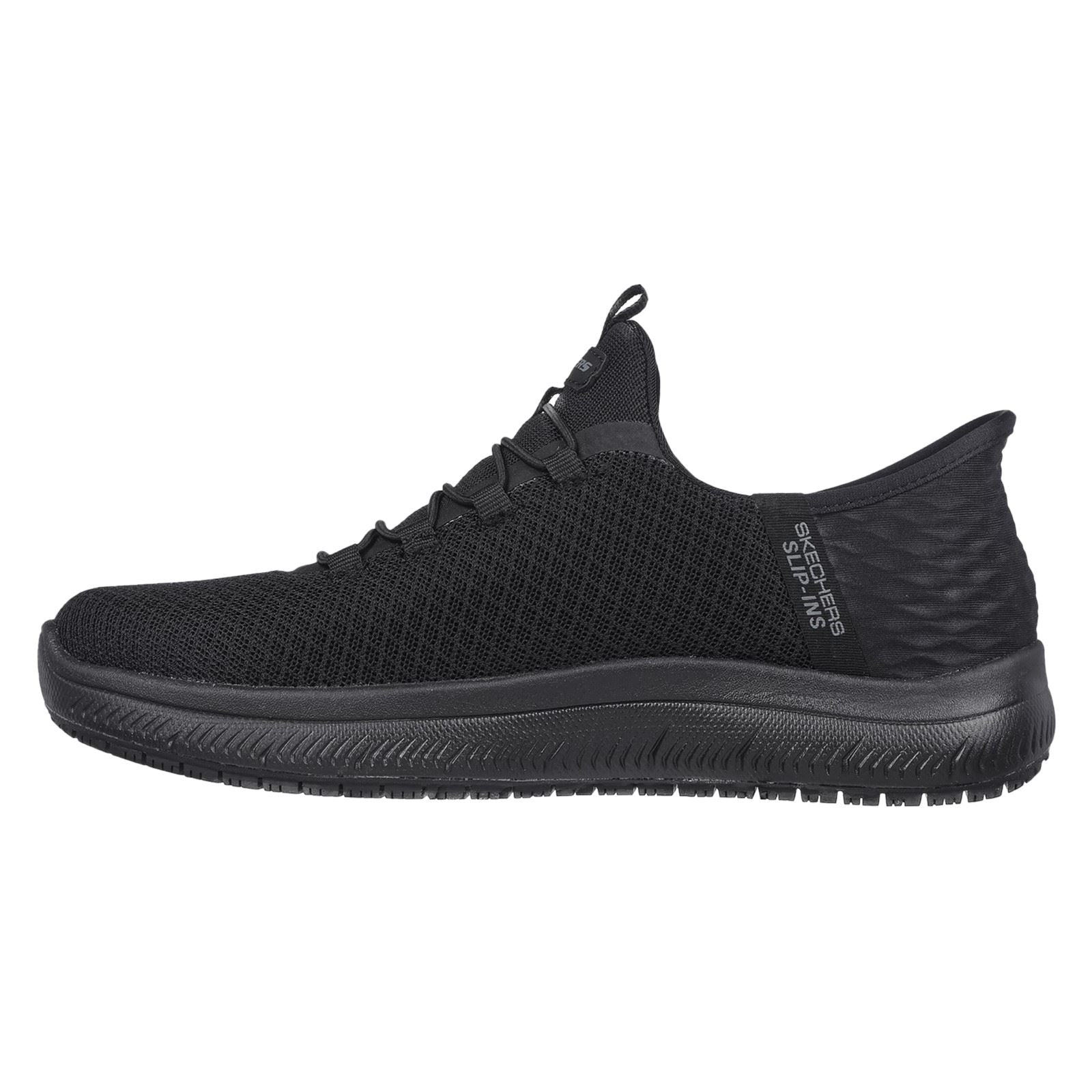 Skechers Workwear Summits SR - Enslee Baskets De Sécurité Noires En Textile Pour Femmes