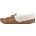 Hush Puppies Agnes Chaussons Pour Femmes En Daim Beige