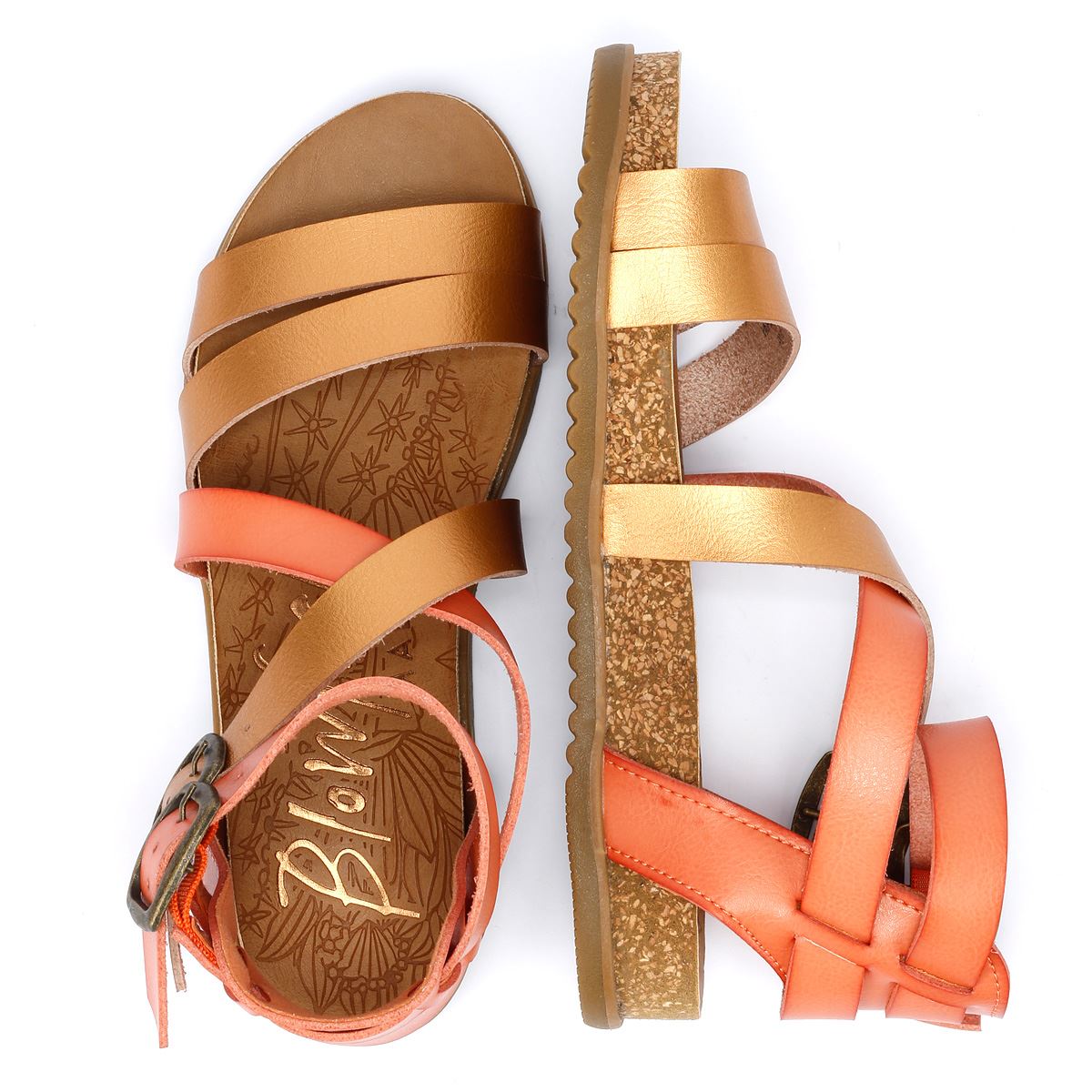 Blowfish Malibu Fandie Sandales Pour Femmes Papaye