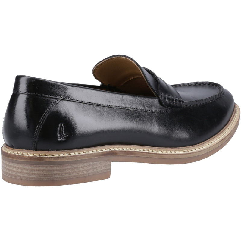 Hush Puppies Benedict Mocassins Noirs En Cuir Pour Hommes