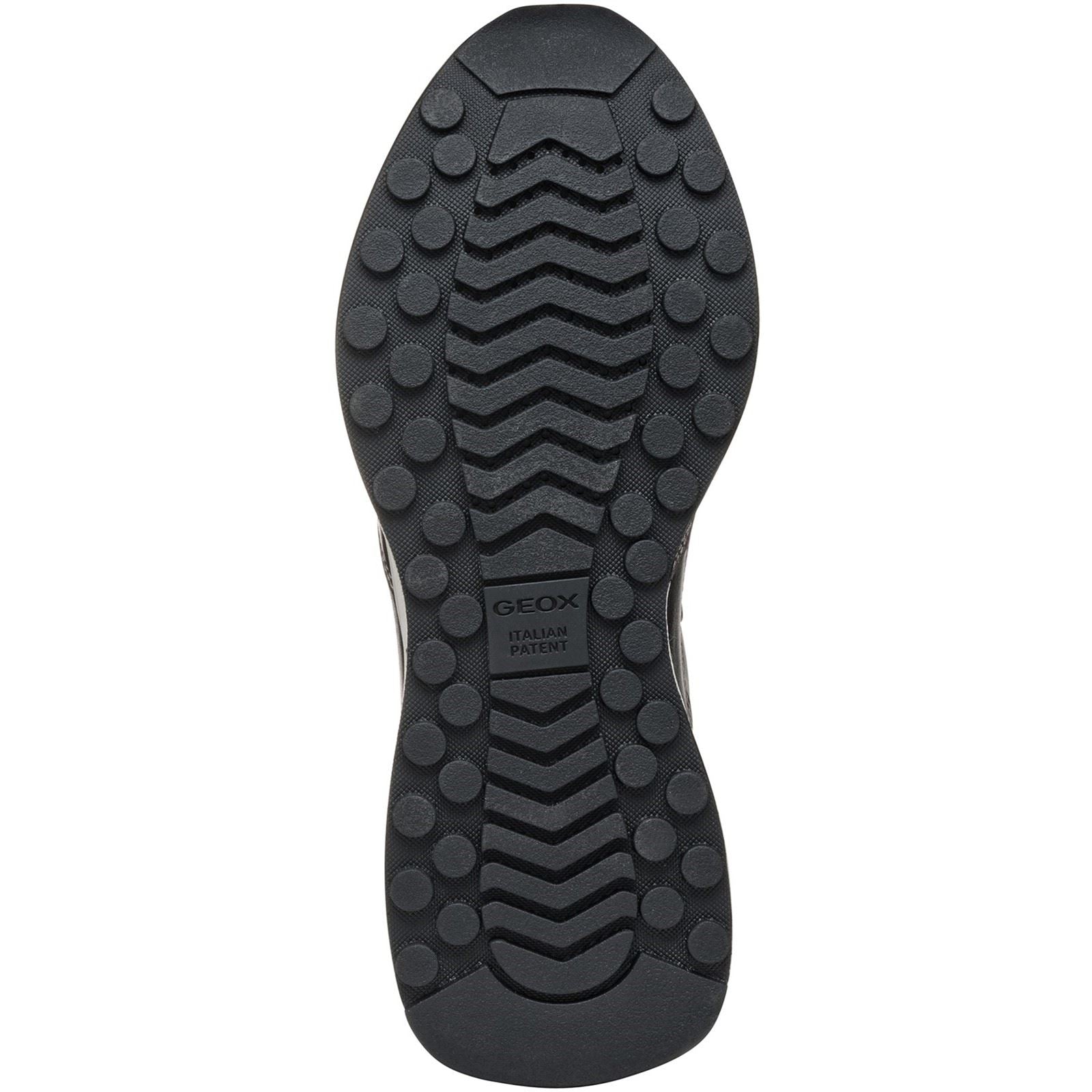 Geox D Amabel A Baskets De Tir En Cuir Pour Femmes