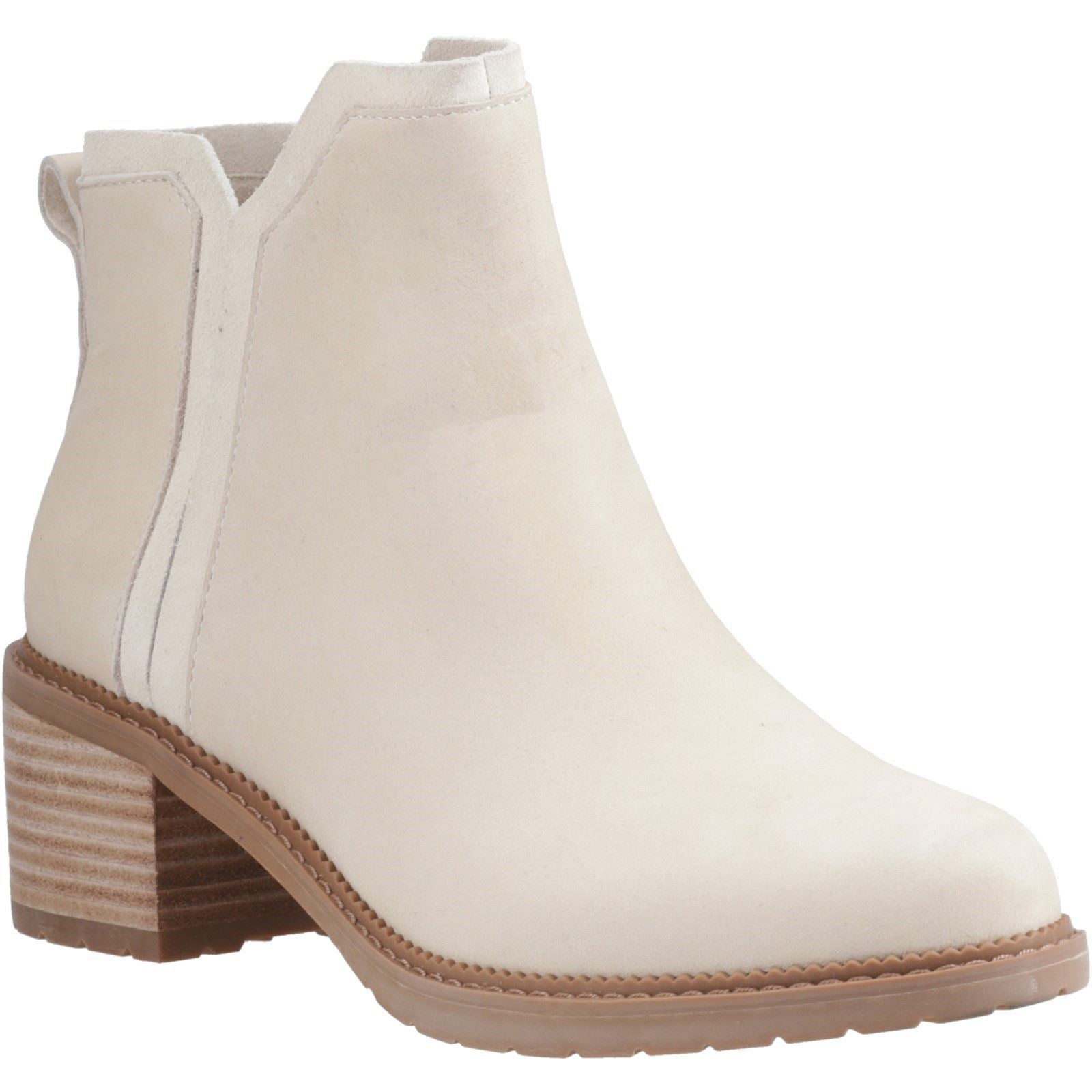 TOMS Hailey Bottes Beiges En Cuir Pour Femmes