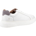 Hush Puppies Whelan Baskets Blanches En Cuir Pour Hommes