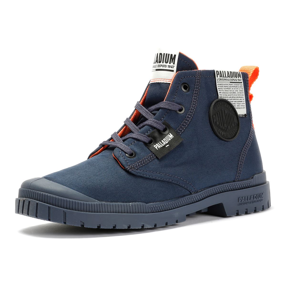 Mephisto Pampa SP20 Overlab Bottes Bleues En Coton Pour Hommes