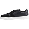 TOMS TRVL Lite Court Baskets Noires En Cuir Pour Hommes