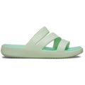 Crocs Getaway Strappy Sandales Pour Femmes En Matière Plastique De Couleur Jade