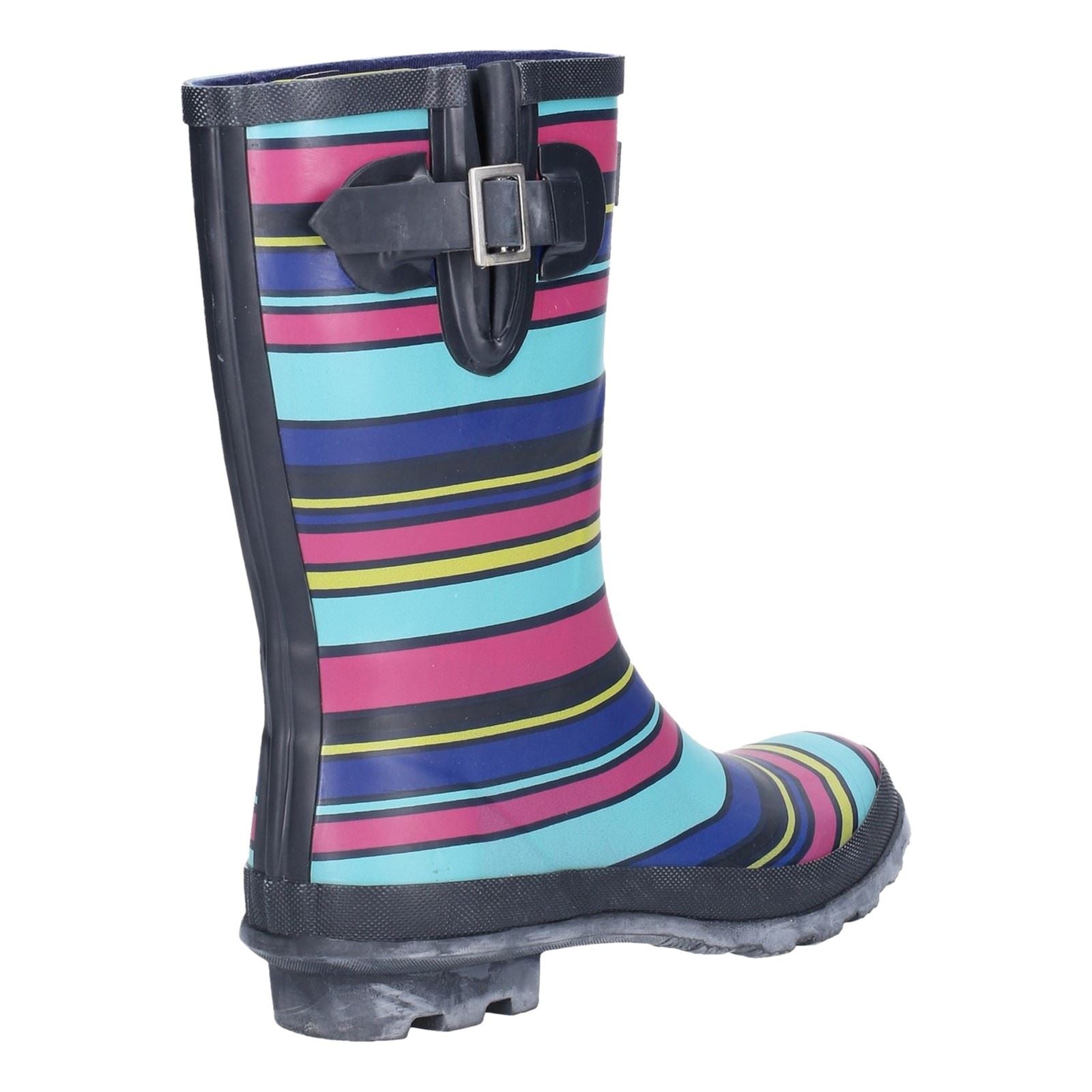 Cotswold Paxford Bottes En Caoutchouc À Rayures Multicolores Pour Femmes