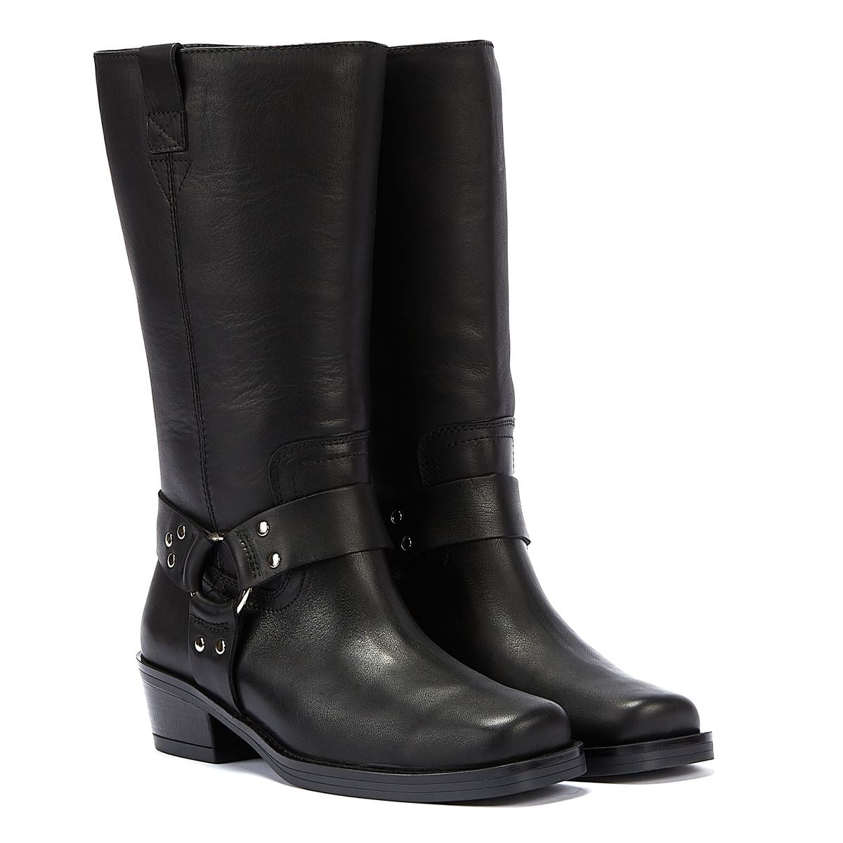 Bronx Bottes Noires Hautes Pour Femme
