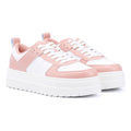 Hugo Lyssa Tennis Baskets Blanches En Cuir Pour Femmes