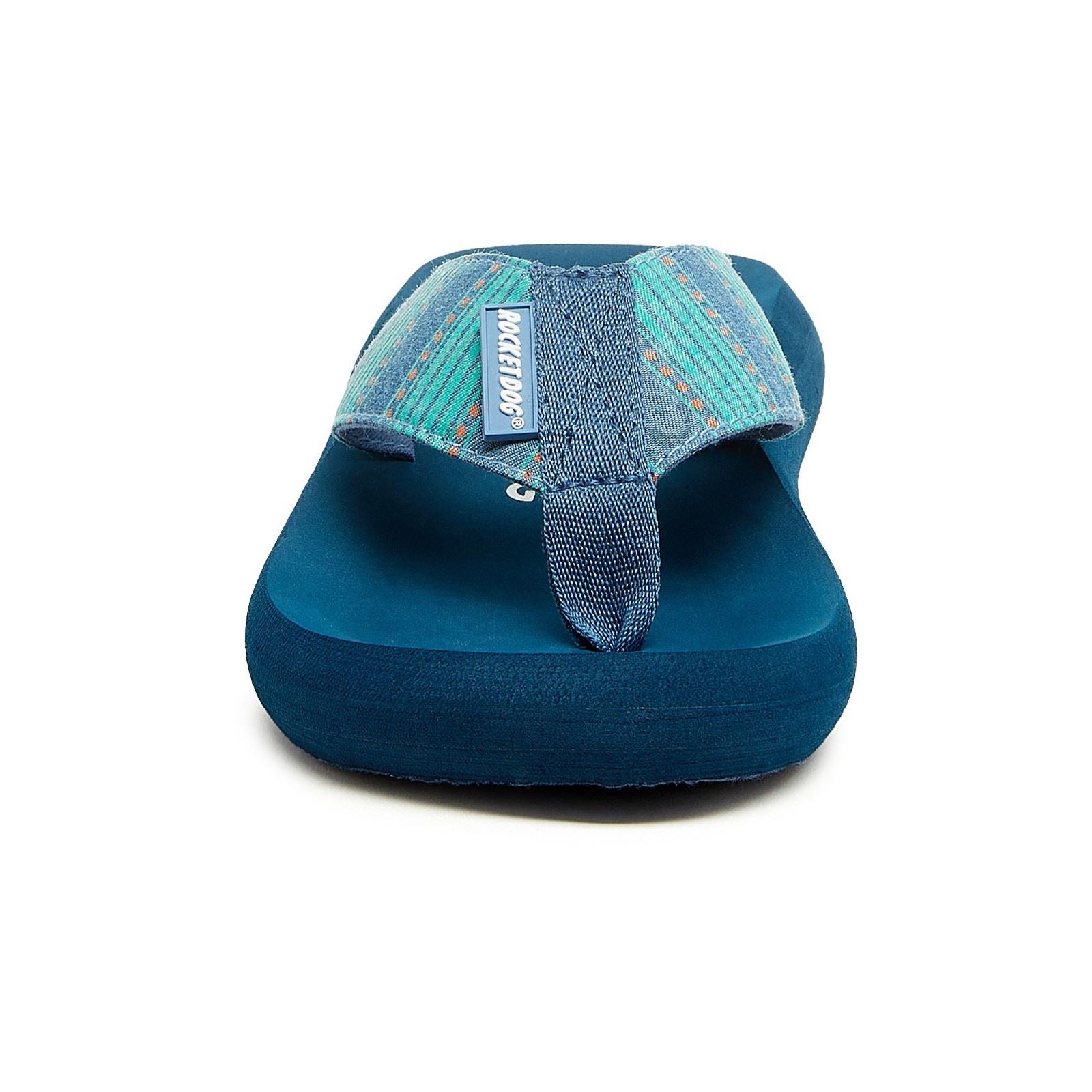 Rocket Dog Spotlight Rome Sandales Bleues En Coton Pour Femmes