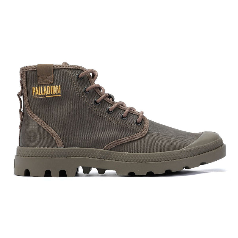 Palladium Pampa Hi Wax Bottes En Toile Marron