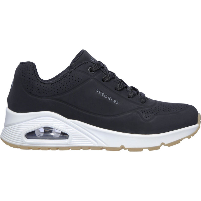 Skechers Uno Stand On Air Sneakers Noires Pour Femmes En Synthétique