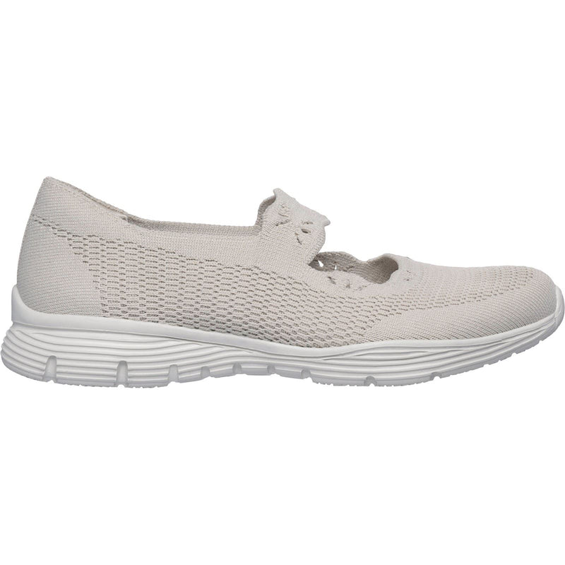 Skechers Seager Cute N' Coy Baskets Naturelles Pour Femmes En Textile