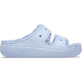 Crocs Classic Cozzzy sandales thermoplastiques pour femmes en calcite bleue
