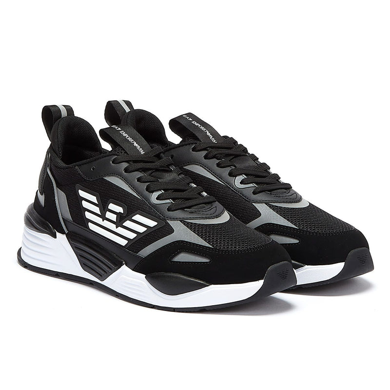 EA7 Ace Runner Mens Black / Silver Trainers