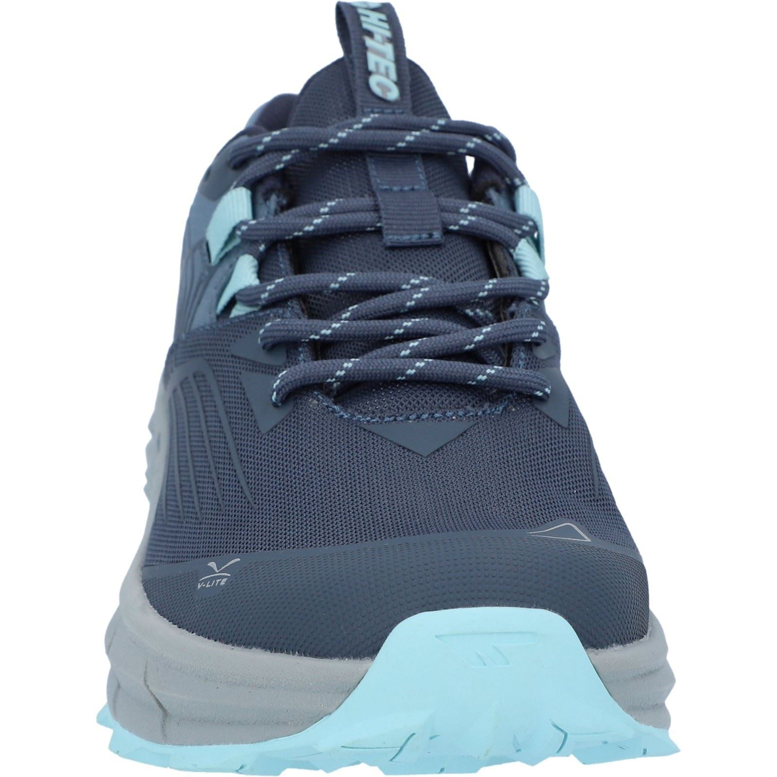 Hi-Tec Fuse Trail Low Chaussures De Sport Pour Femmes En Maille De Polyester Grisaille/flintstone