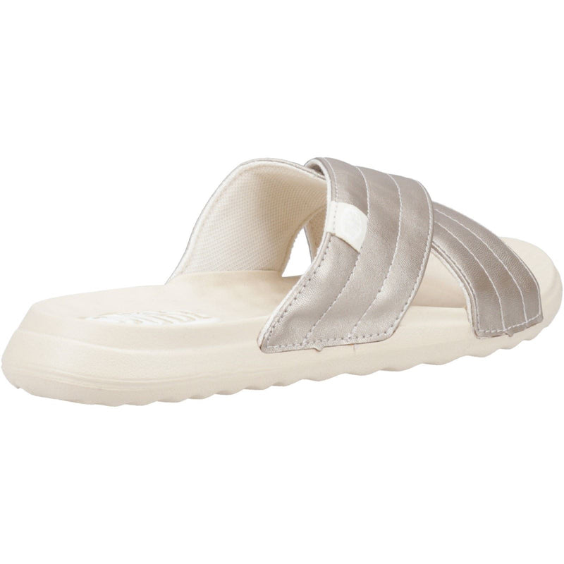 HEYDUDE Christi Slide Distressed Sandales Métalliques Pour Femmes