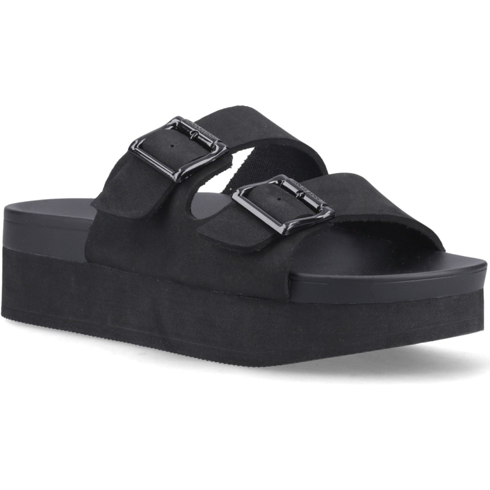 Rocket Dog Esti Plus PU Sandales Noires Pour Femmes En Eva