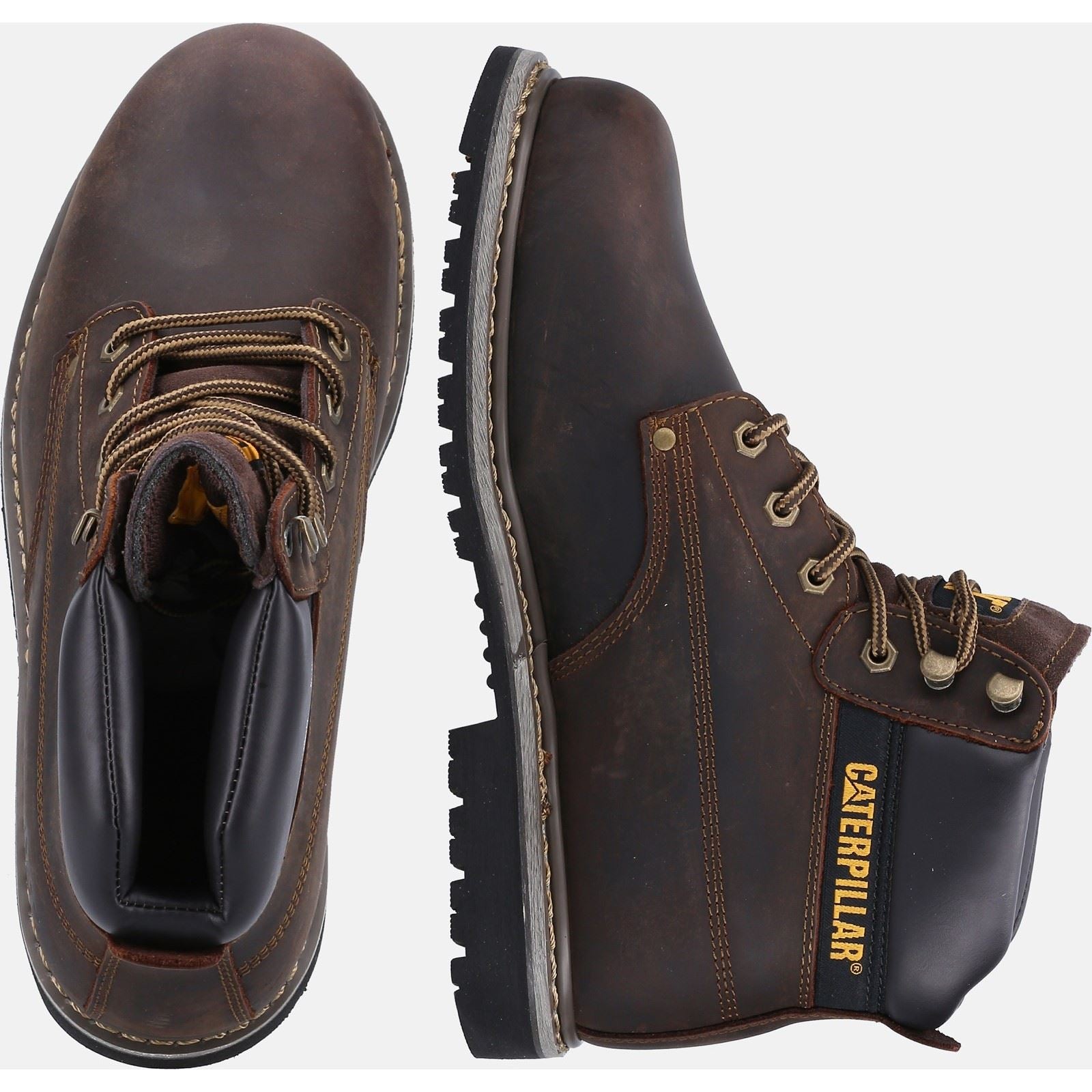 Caterpillar  Bottes De Sécurité Powerplant S3 En Nubuck Marron