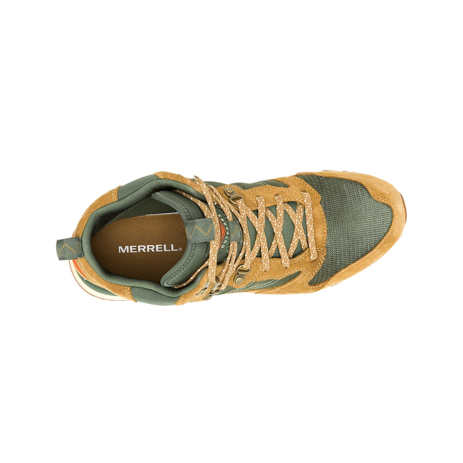Merrell Alpine 83 Recraft Mid Baskets En Daim Pour Homme Vert