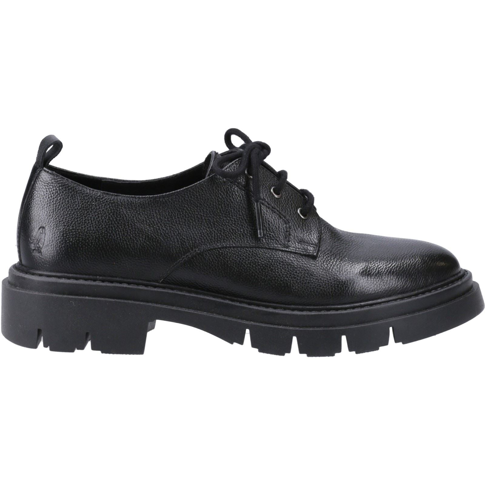 Hush Puppies Ruby Chaussures Noires En Cuir Pour Femme