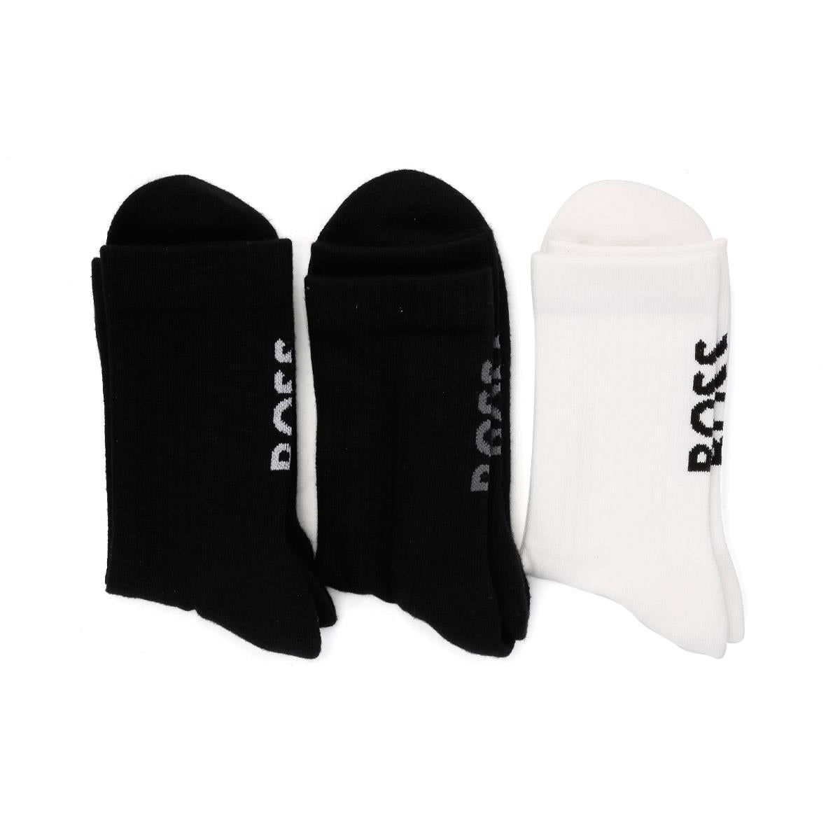Boss 3 Pack Logo EU 40 - 46 Chaussettes Hautes Pour Hommes