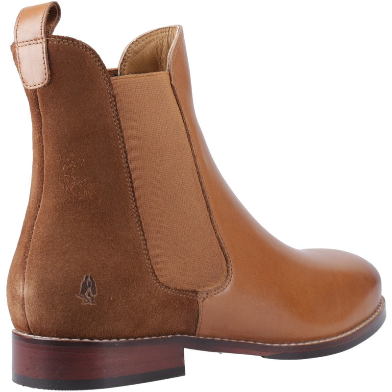 Hush Puppies Colette Bottes Plates Chelsea Pour Femmes En Cuir Couleur Tan